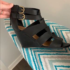 Rue21 Woven Open Toe Wedges